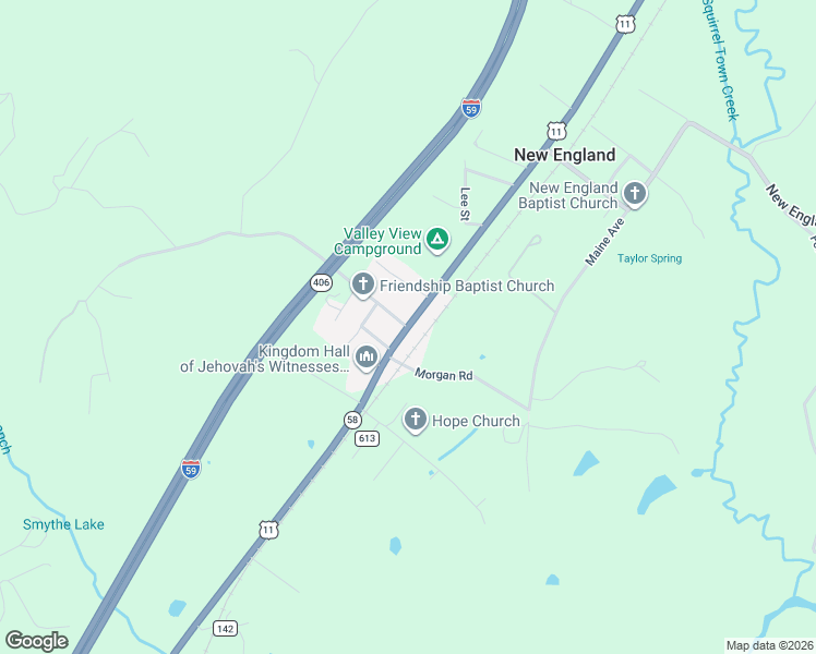 map of restaurants, bars, coffee shops, grocery stores, and more near 14957 U.S. 11 in Trenton