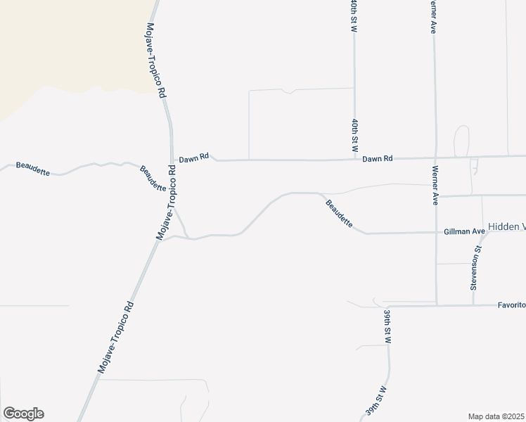 map of restaurants, bars, coffee shops, grocery stores, and more near Beaudette in Rosamond
