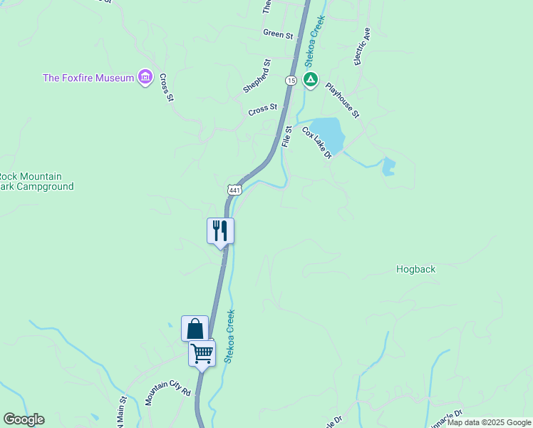 map of restaurants, bars, coffee shops, grocery stores, and more near 236 File Street in Clayton