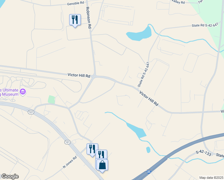 map of restaurants, bars, coffee shops, grocery stores, and more near 2980 Green Road in Greer
