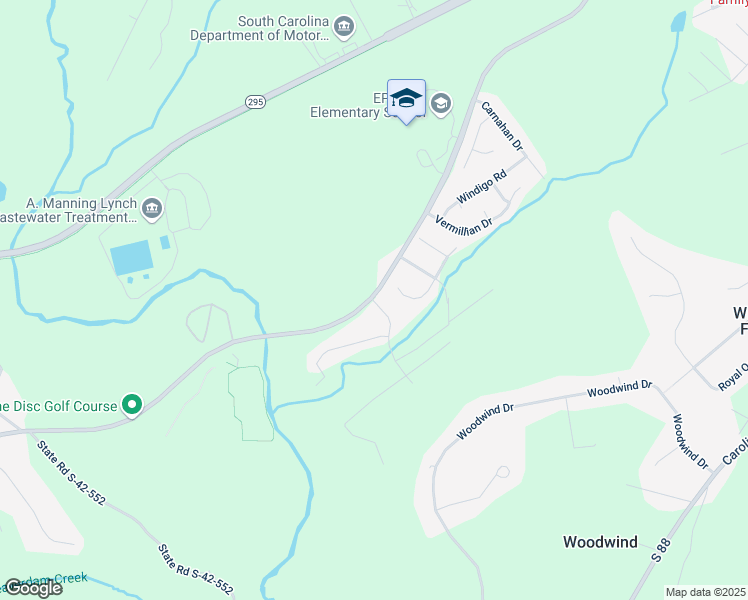 map of restaurants, bars, coffee shops, grocery stores, and more near 117 Butternut Road in Spartanburg