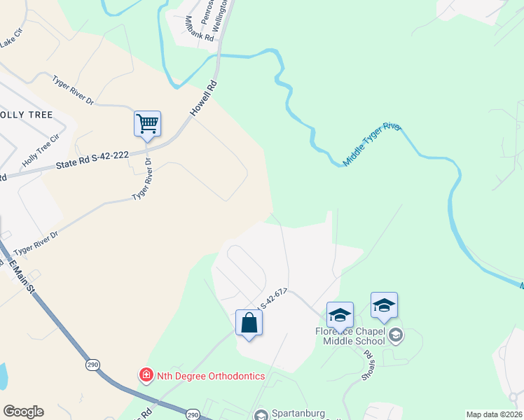 map of restaurants, bars, coffee shops, grocery stores, and more near 185 Commodore Drive in Duncan