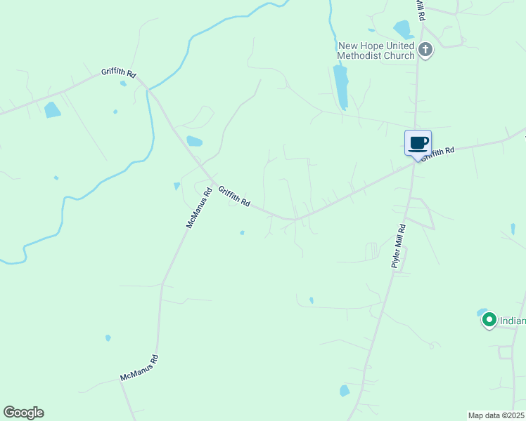 map of restaurants, bars, coffee shops, grocery stores, and more near 4607 Griffith Road in Monroe