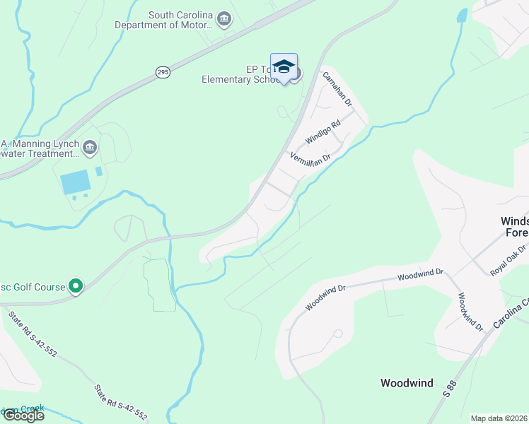map of restaurants, bars, coffee shops, grocery stores, and more near 115 Butternut Road in Spartanburg