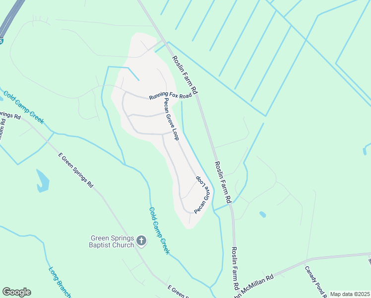map of restaurants, bars, coffee shops, grocery stores, and more near 721 Pecan Grove Loop in Hope Mills