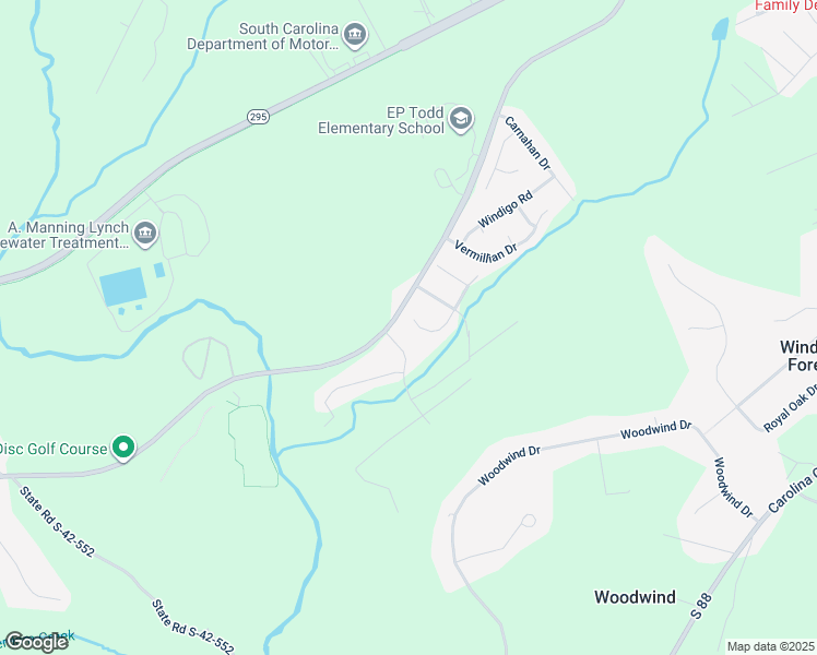 map of restaurants, bars, coffee shops, grocery stores, and more near 117 Butternut Road in Spartanburg