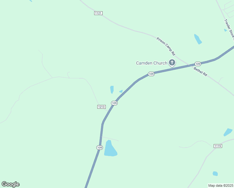 map of restaurants, bars, coffee shops, grocery stores, and more near 6558 North Carolina 109 in Wadesboro