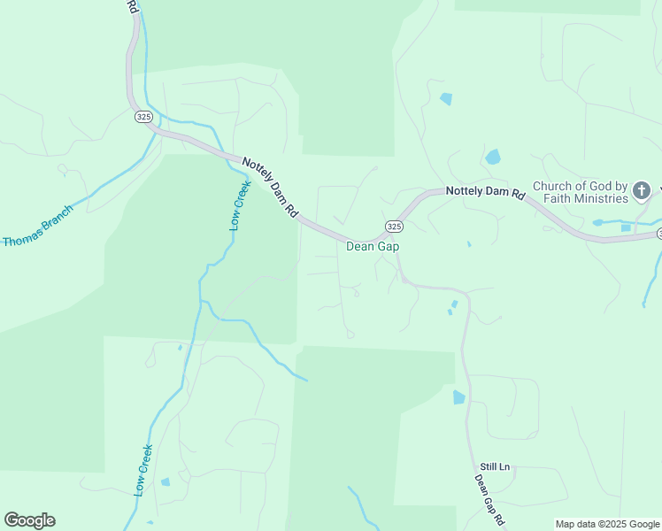 map of restaurants, bars, coffee shops, grocery stores, and more near 76 Mountain Woods Road in Blairsville