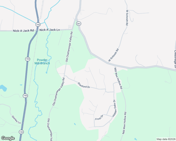map of restaurants, bars, coffee shops, grocery stores, and more near 21 Duckett Drive in Walker County