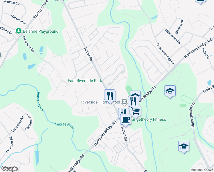 map of restaurants, bars, coffee shops, grocery stores, and more near 1 Gr-Pd-51 in Greer