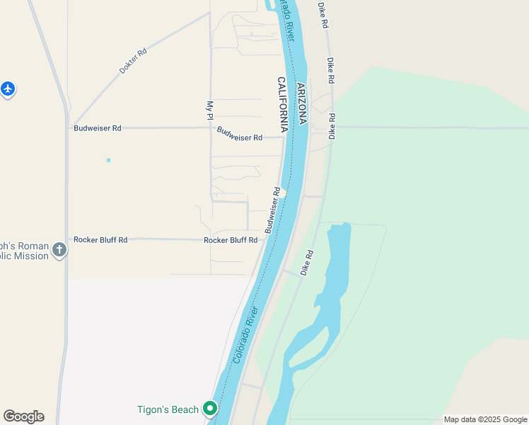 map of restaurants, bars, coffee shops, grocery stores, and more near 4458 Bourbon Street in Needles