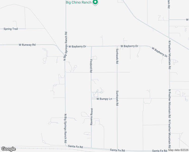 map of restaurants, bars, coffee shops, grocery stores, and more near 24601 Firebird Road in Paulden