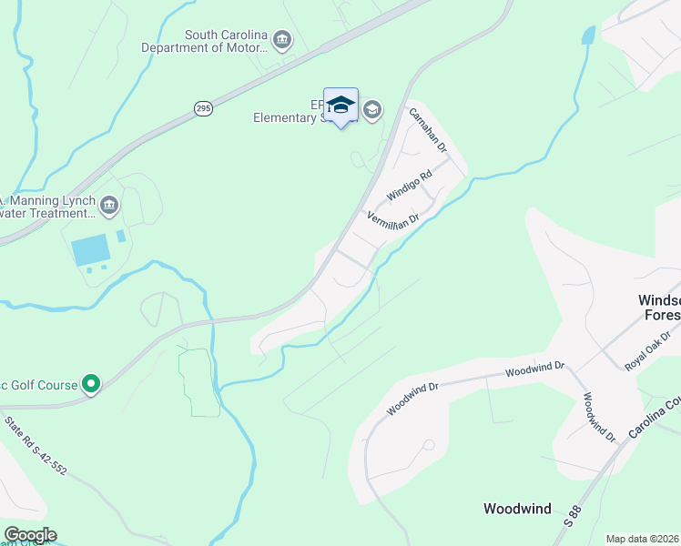 map of restaurants, bars, coffee shops, grocery stores, and more near 115 Butternut Road in Spartanburg