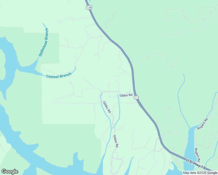 map of restaurants, bars, coffee shops, grocery stores, and more near Wickham Lane in Blairsville
