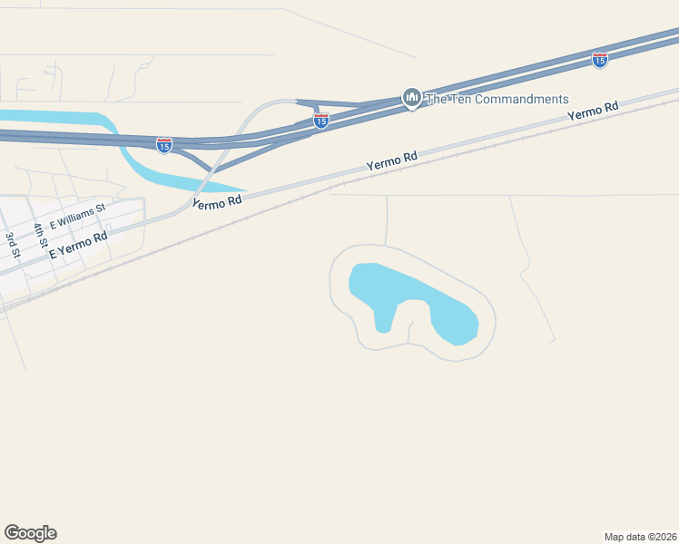 map of restaurants, bars, coffee shops, grocery stores, and more near 39437 Mountain View Road in Yermo
