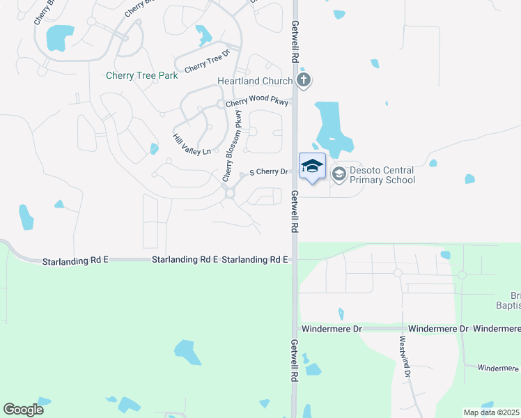 map of restaurants, bars, coffee shops, grocery stores, and more near 2891 South Hartland Drive in Southaven