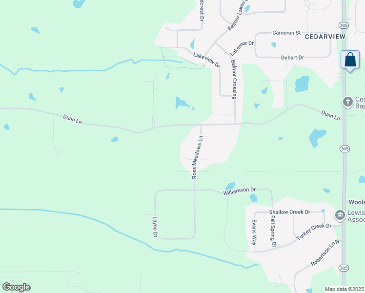 map of restaurants, bars, coffee shops, grocery stores, and more near 8279 Dunn Lane in Olive Branch