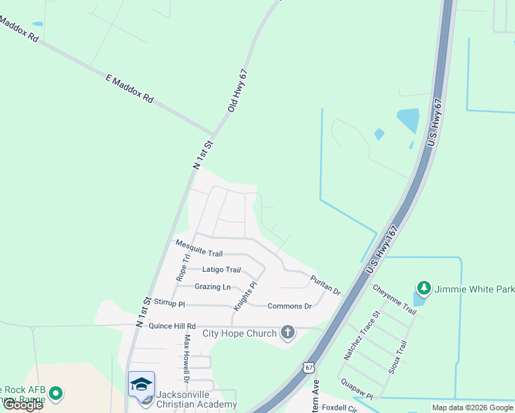 map of restaurants, bars, coffee shops, grocery stores, and more near 1104 Puritan Drive in Jacksonville