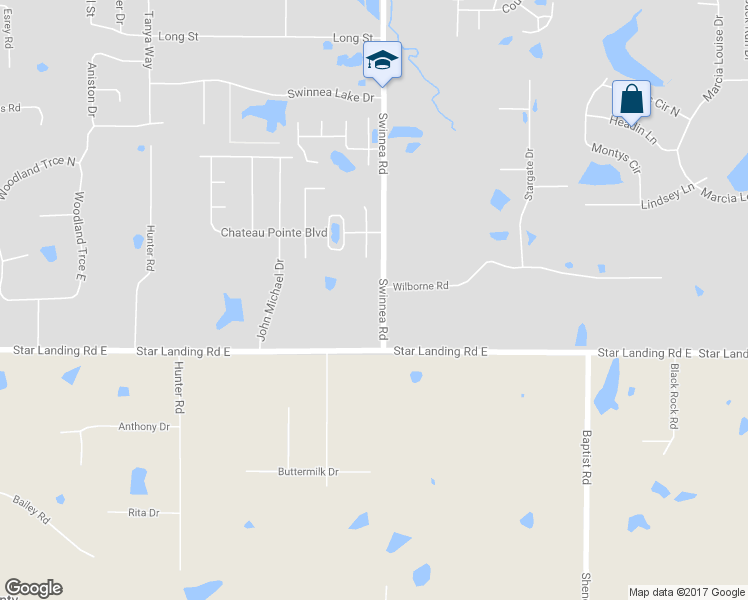map of restaurants, bars, coffee shops, grocery stores, and more near 3125 Swinnea Road in Southaven
