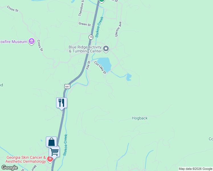 map of restaurants, bars, coffee shops, grocery stores, and more near 169 Larry Lane in Clayton