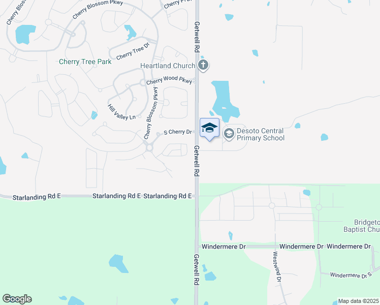 map of restaurants, bars, coffee shops, grocery stores, and more near 3230 East Hartland in Southaven