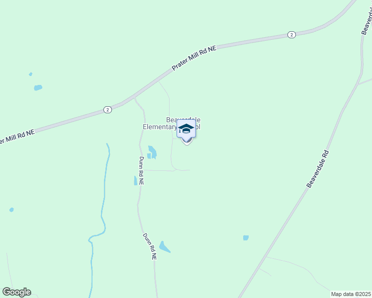 map of restaurants, bars, coffee shops, grocery stores, and more near 1350 Prater Mill Road Northeast in Dalton