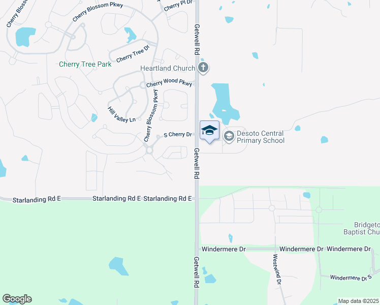 map of restaurants, bars, coffee shops, grocery stores, and more near 3240 East Hartland in Southaven