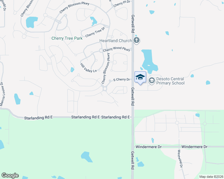 map of restaurants, bars, coffee shops, grocery stores, and more near 3242 North Hartland in Southaven