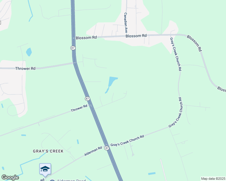 map of restaurants, bars, coffee shops, grocery stores, and more near 4900 Avant Ferry Court in Fayetteville