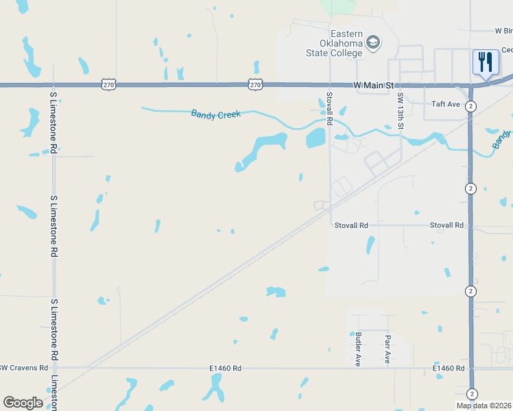 map of restaurants, bars, coffee shops, grocery stores, and more near in Wilburton