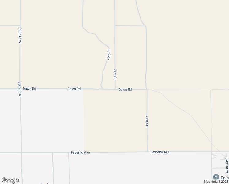 map of restaurants, bars, coffee shops, grocery stores, and more near 7202 Dawn Road in Rosamond