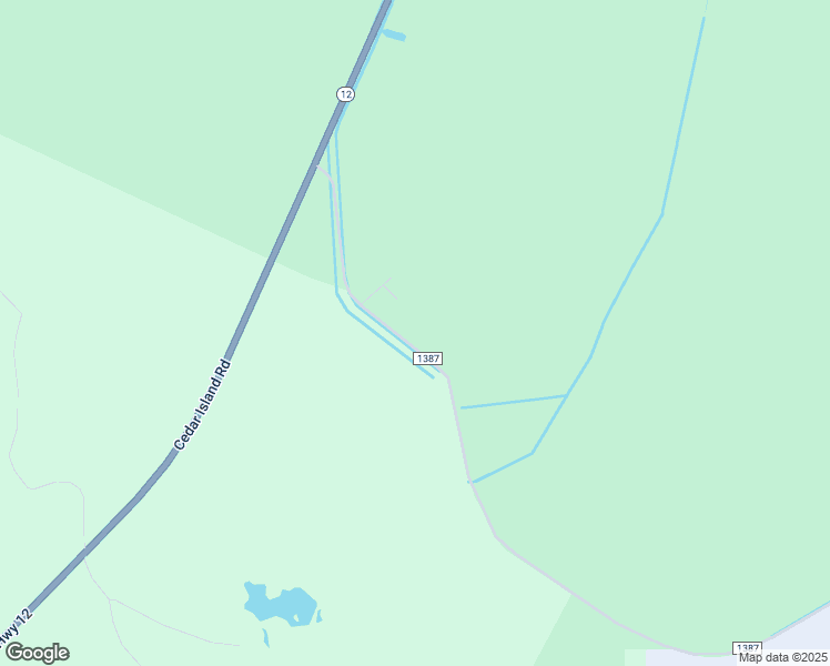 map of restaurants, bars, coffee shops, grocery stores, and more near 1178 Old Cedar Island Road in Atlantic