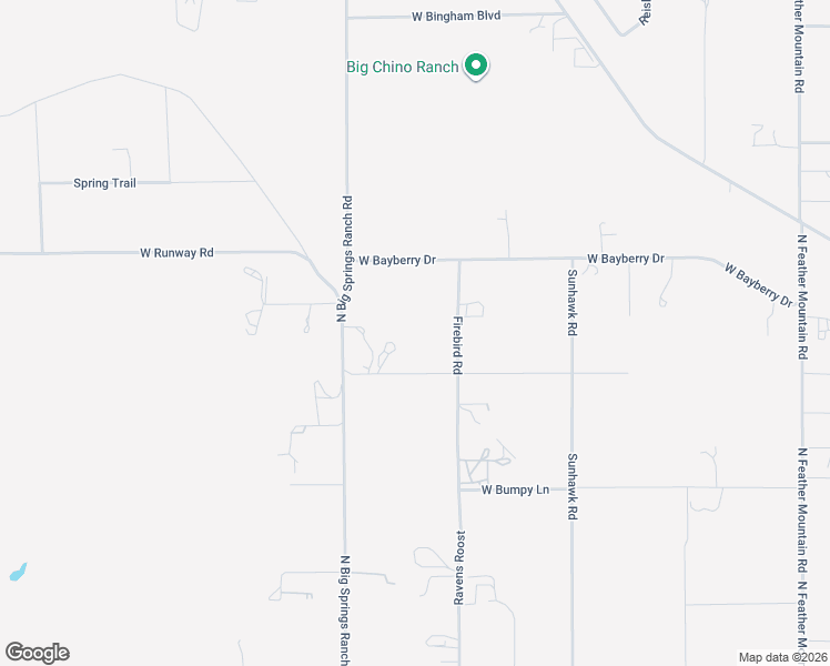 map of restaurants, bars, coffee shops, grocery stores, and more near 24855 North Big Springs Ranch Road in Paulden