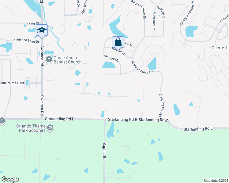 map of restaurants, bars, coffee shops, grocery stores, and more near 1540 Wilborne Road in Southaven