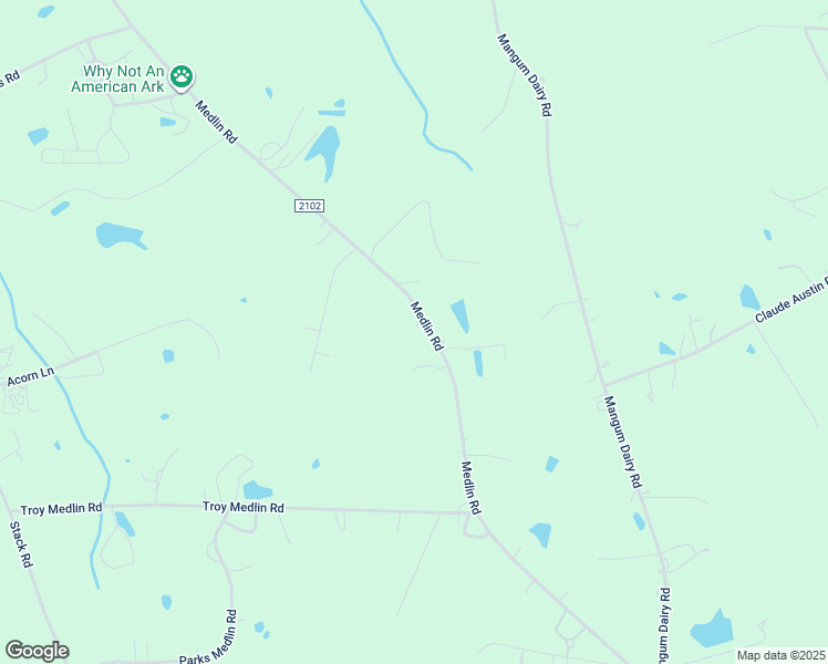map of restaurants, bars, coffee shops, grocery stores, and more near 3624 Medlin Road in Monroe