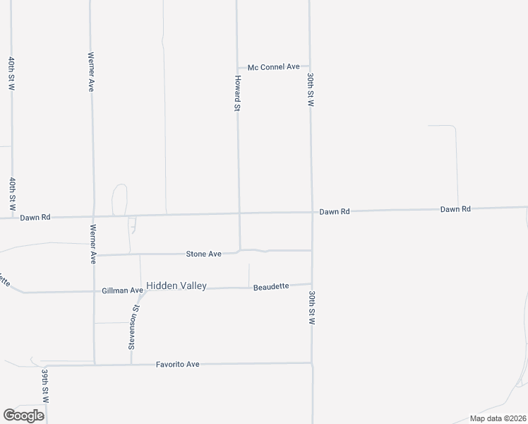 map of restaurants, bars, coffee shops, grocery stores, and more near Dawn Road in Willow Springs