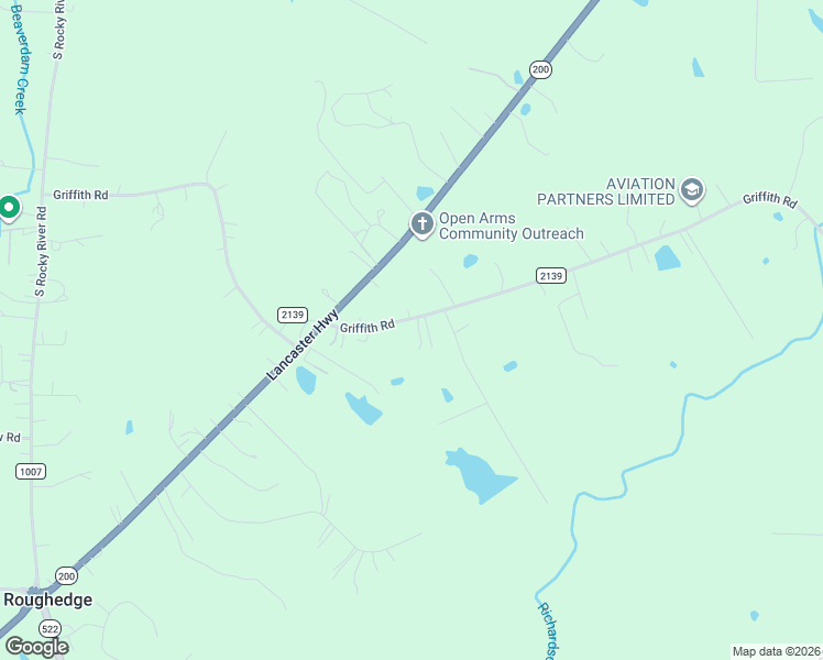 map of restaurants, bars, coffee shops, grocery stores, and more near 5615 Griffith Road in Monroe