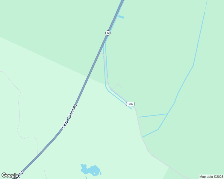 map of restaurants, bars, coffee shops, grocery stores, and more near 1232 Old Cedar Island Road in Atlantic