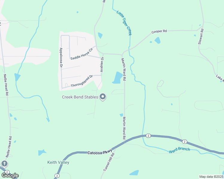 map of restaurants, bars, coffee shops, grocery stores, and more near 435 Martin Ward Road in Tunnel Hill