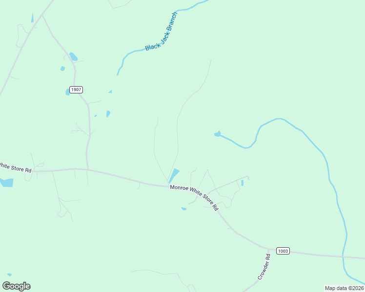 map of restaurants, bars, coffee shops, grocery stores, and more near 1910 Monroe White Store Road in Peachland