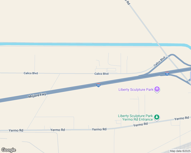 map of restaurants, bars, coffee shops, grocery stores, and more near 37101 Calico Boulevard in Yermo