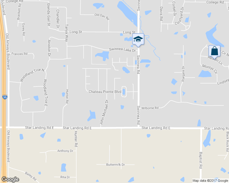 map of restaurants, bars, coffee shops, grocery stores, and more near 3285 Saint Augustine Cove North in Southaven