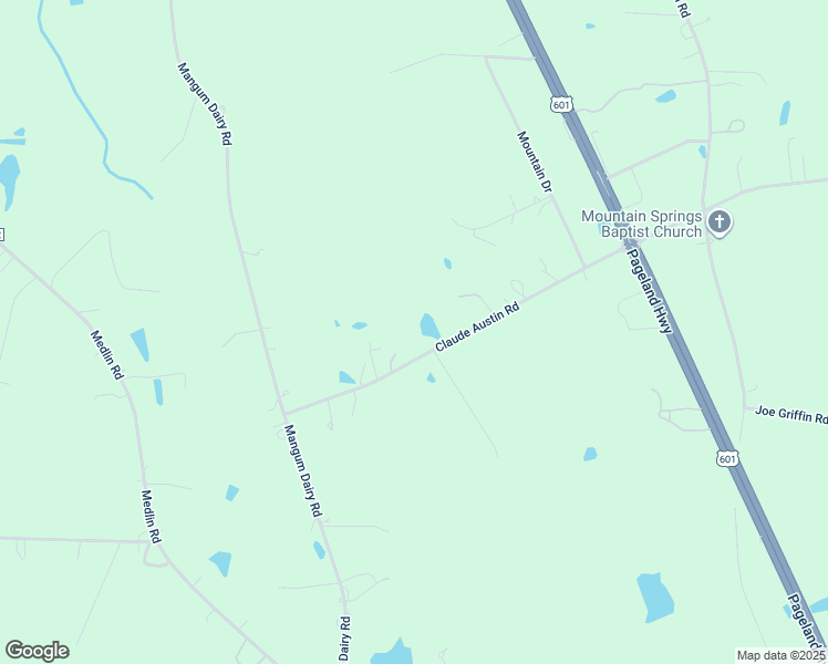 map of restaurants, bars, coffee shops, grocery stores, and more near 1813 Claude Austin Road in Monroe