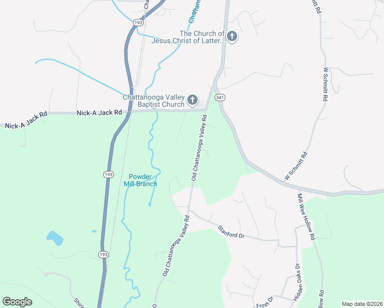 map of restaurants, bars, coffee shops, grocery stores, and more near 300 Old Chattanooga Valley Road in Walker County