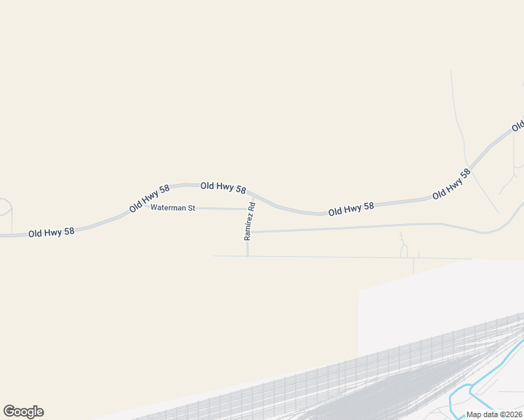 map of restaurants, bars, coffee shops, grocery stores, and more near 27785 Old Highway 58 in Barstow