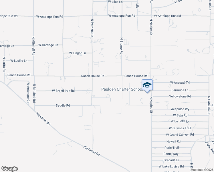 map of restaurants, bars, coffee shops, grocery stores, and more near 850 West Elijah Way in Paulden