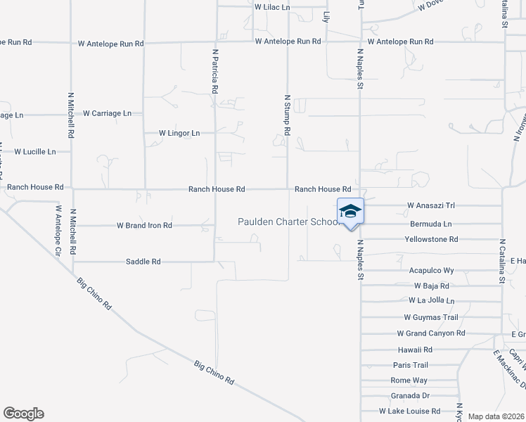 map of restaurants, bars, coffee shops, grocery stores, and more near 850 West Elijah Way in Paulden