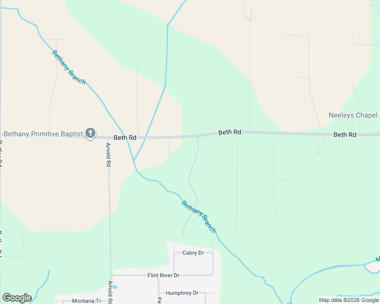 map of restaurants, bars, coffee shops, grocery stores, and more near 506 Beth Road in New Market