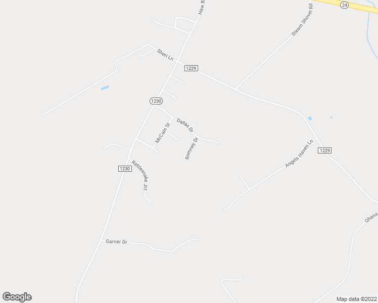 map of restaurants, bars, coffee shops, grocery stores, and more near Romney Drive in Beulaville