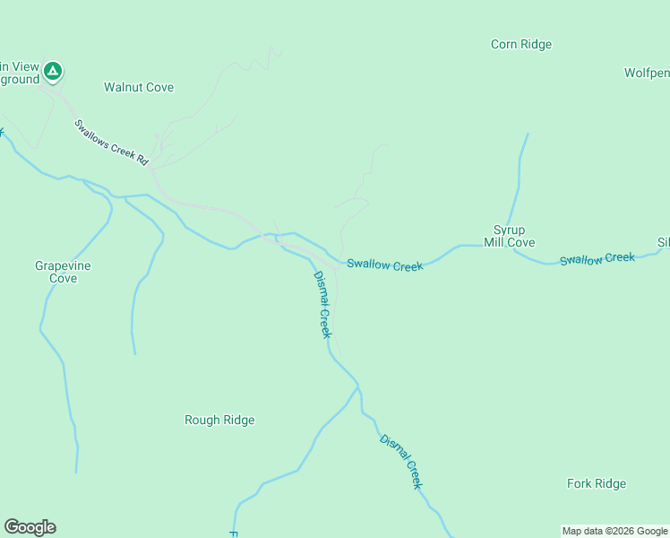 map of restaurants, bars, coffee shops, grocery stores, and more near 4900 Brenda Lane in Hiawassee